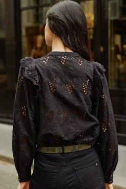 LA PETITE ÉTOILE Blouses & Chemisiers|Blouse Arsine Noir