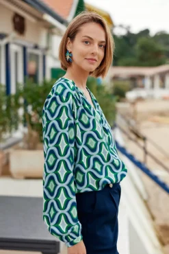 LA PETITE ÉTOILE Blouses & Chemisiers|Blouse Aveline Geo