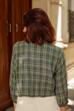 LA PETITE ÉTOILE Blouses & Chemisiers|Blouse Azura Carreaux
