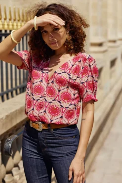 LA PETITE ÉTOILE Blouses & Chemisiers|Blouse Katarina Aztek