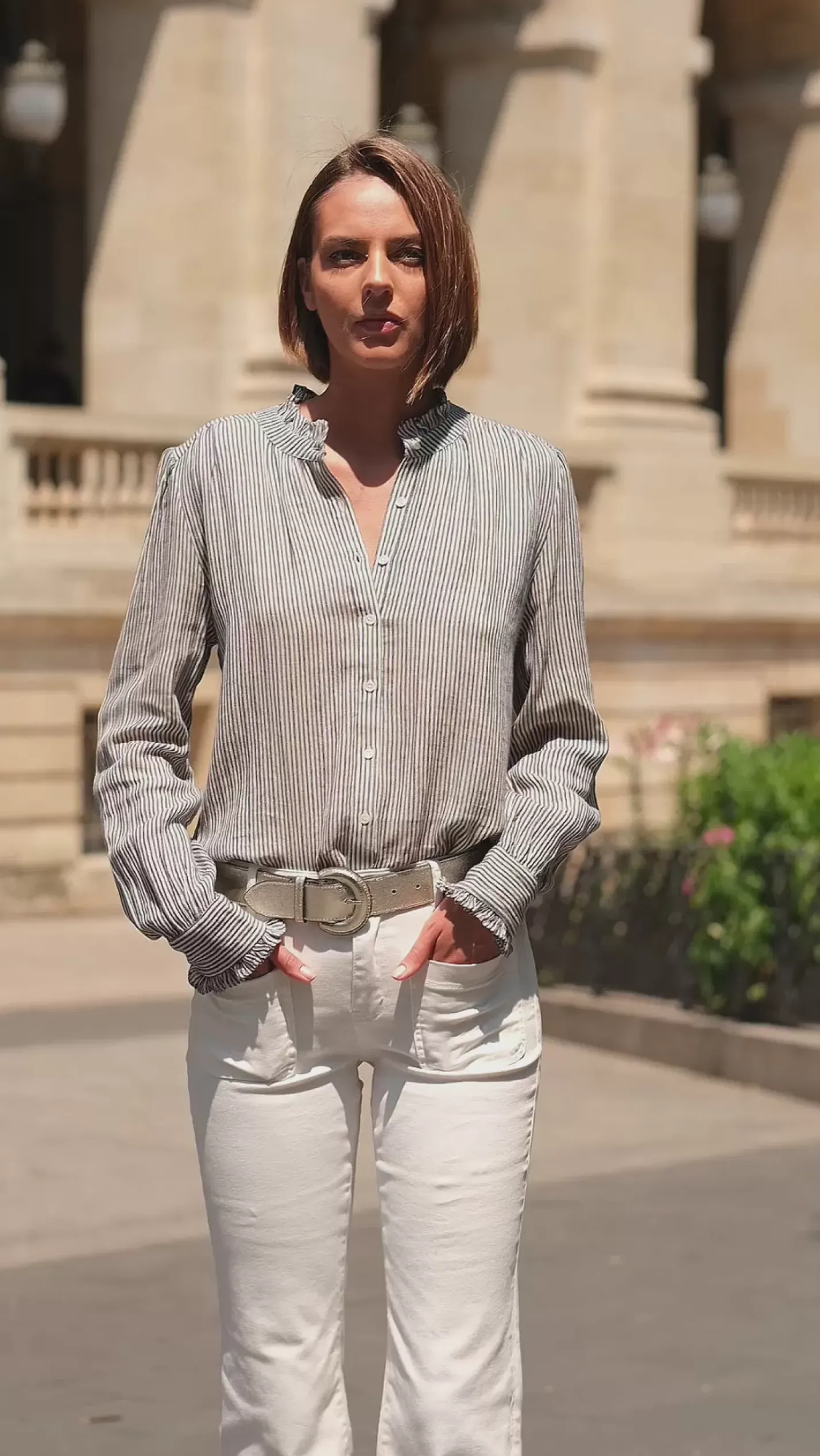LA PETITE ÉTOILE Blouses & Chemisiers|Blouse Marlowe Raye Bleu