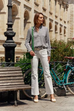 LA PETITE ÉTOILE Blouses & Chemisiers|Blouse Marlowe Raye Bleu