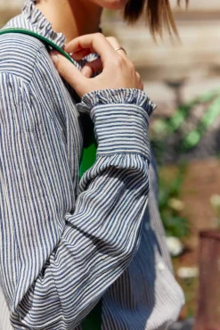 LA PETITE ÉTOILE Blouses & Chemisiers|Blouse Marlowe Raye Bleu