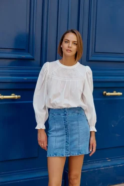 LA PETITE ÉTOILE Blouses & Chemisiers|Blouse Mireille Ecru