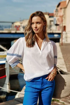 LA PETITE ÉTOILE Blouses & Chemisiers|Blouse Monika Blanc
