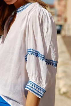 LA PETITE ÉTOILE Blouses & Chemisiers|Blouse Monika Blanc