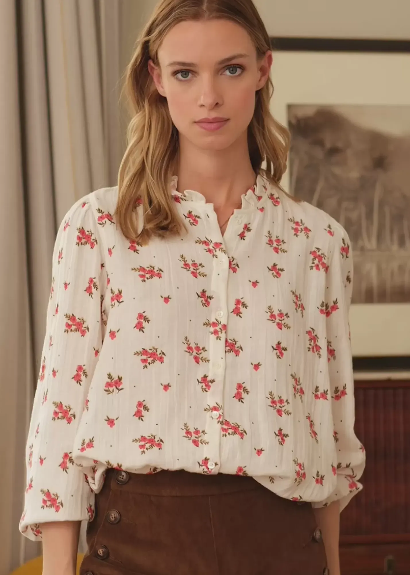 LA PETITE ÉTOILE Blouses & Chemisiers|Blouse Olympa Ecru