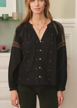 LA PETITE ÉTOILE Blouses & Chemisiers|Blouse Sloane Noir
