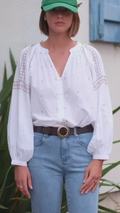 LA PETITE ÉTOILE Blouses & Chemisiers|Blouse Sloane Ecru