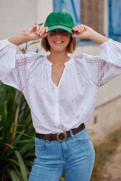 LA PETITE ÉTOILE Blouses & Chemisiers|Blouse Sloane Ecru