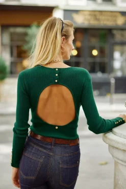 LA PETITE ÉTOILE Tops|Body Dario Vert