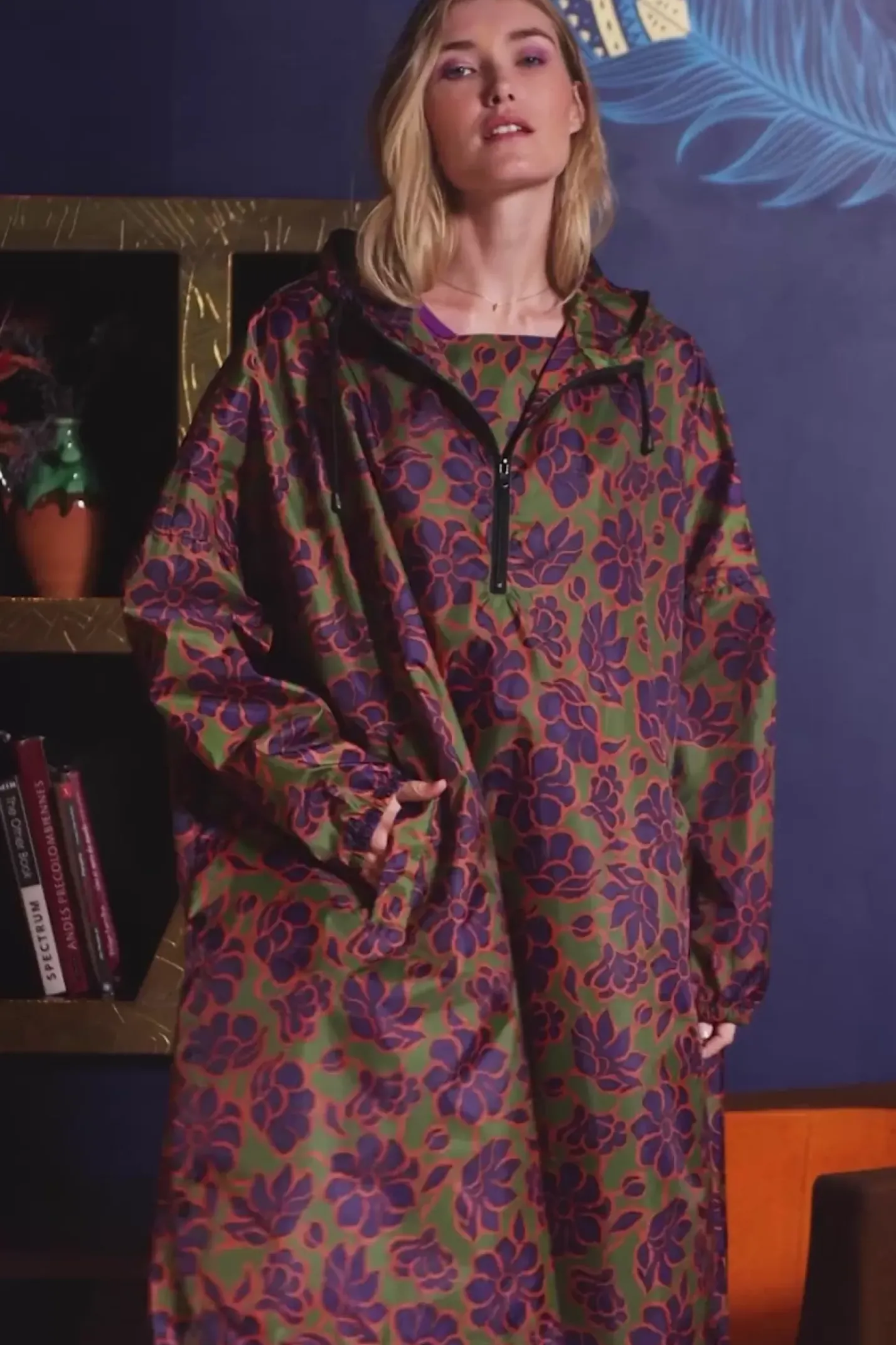 LA PETITE ÉTOILE Manteaux & Vestes|Cape De Pluie Karl Floral