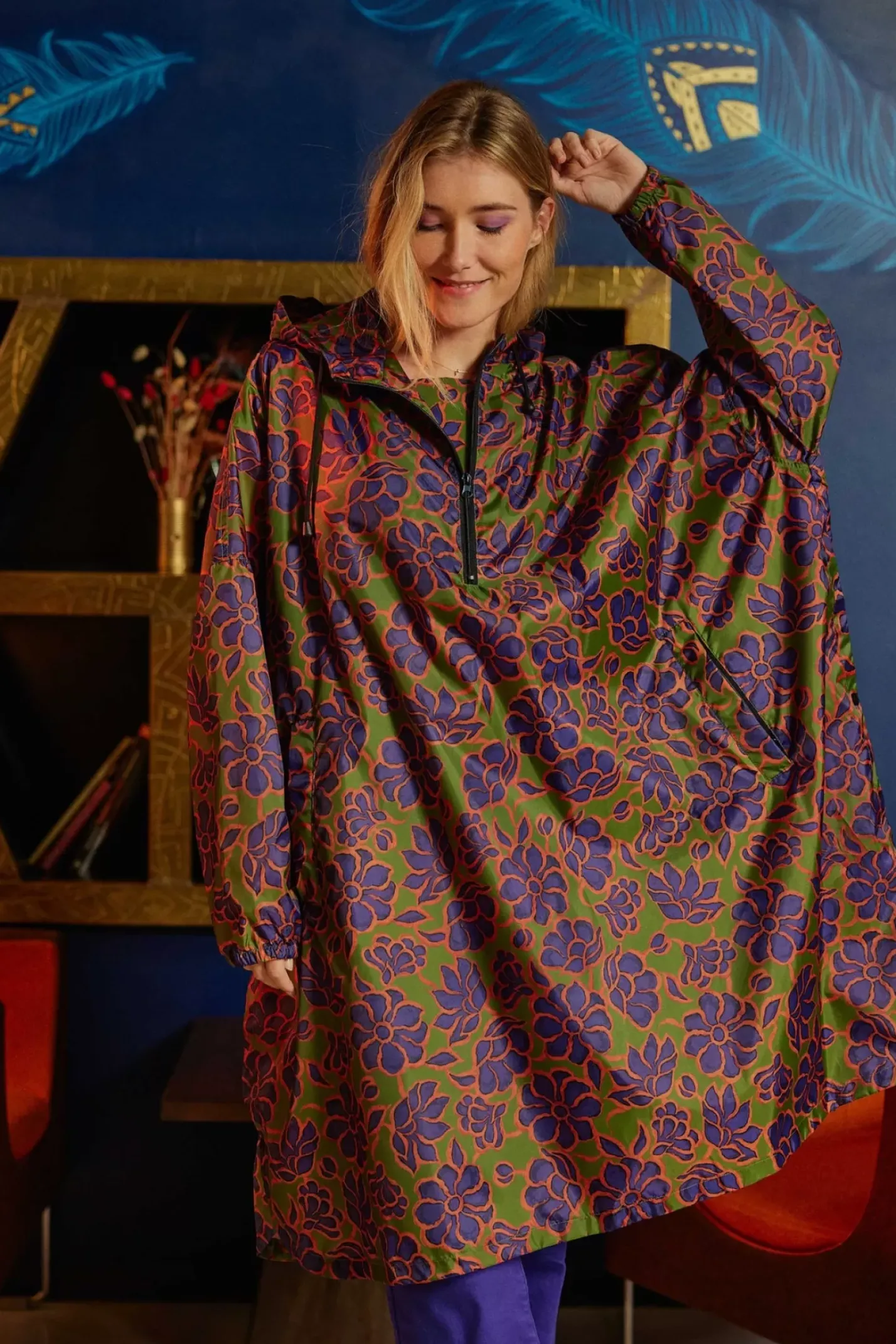 LA PETITE ÉTOILE Manteaux & Vestes|Cape De Pluie Karl Floral