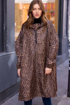 LA PETITE ÉTOILE Manteaux & Vestes|Cape De Pluie Karl Leopard
