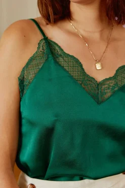 LA PETITE ÉTOILE Tops|Caraco Elonore Vert