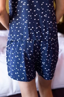 LA PETITE ÉTOILE Les Pyjamas|Caraco Et Shorty Set Zia Fleurette