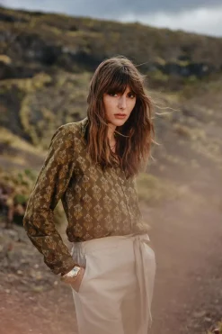 LA PETITE ÉTOILE Blouses & Chemisiers|Chemise Malak Kaki