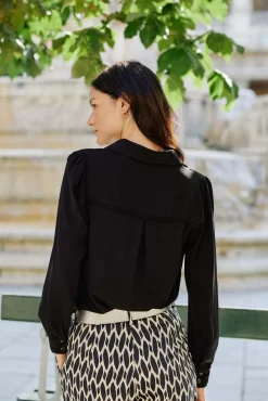 LA PETITE ÉTOILE Blouses & Chemisiers|Chemise Tix Noir