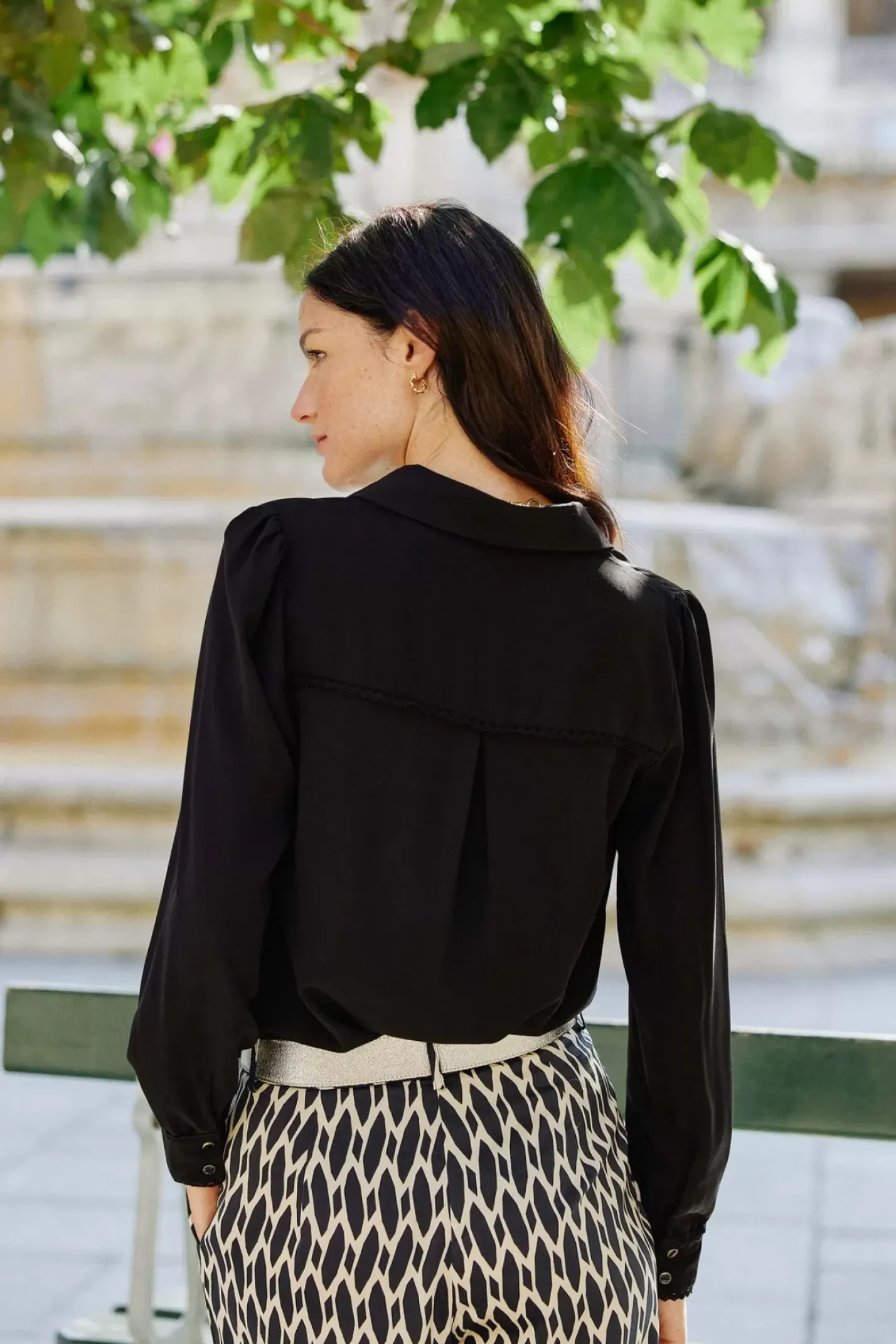 LA PETITE ÉTOILE Blouses & Chemisiers|Chemise Tix Noir