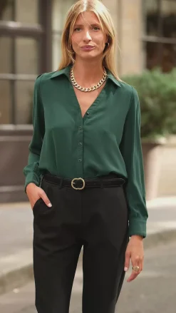 LA PETITE ÉTOILE Blouses & Chemisiers|Chemise Tix Vert