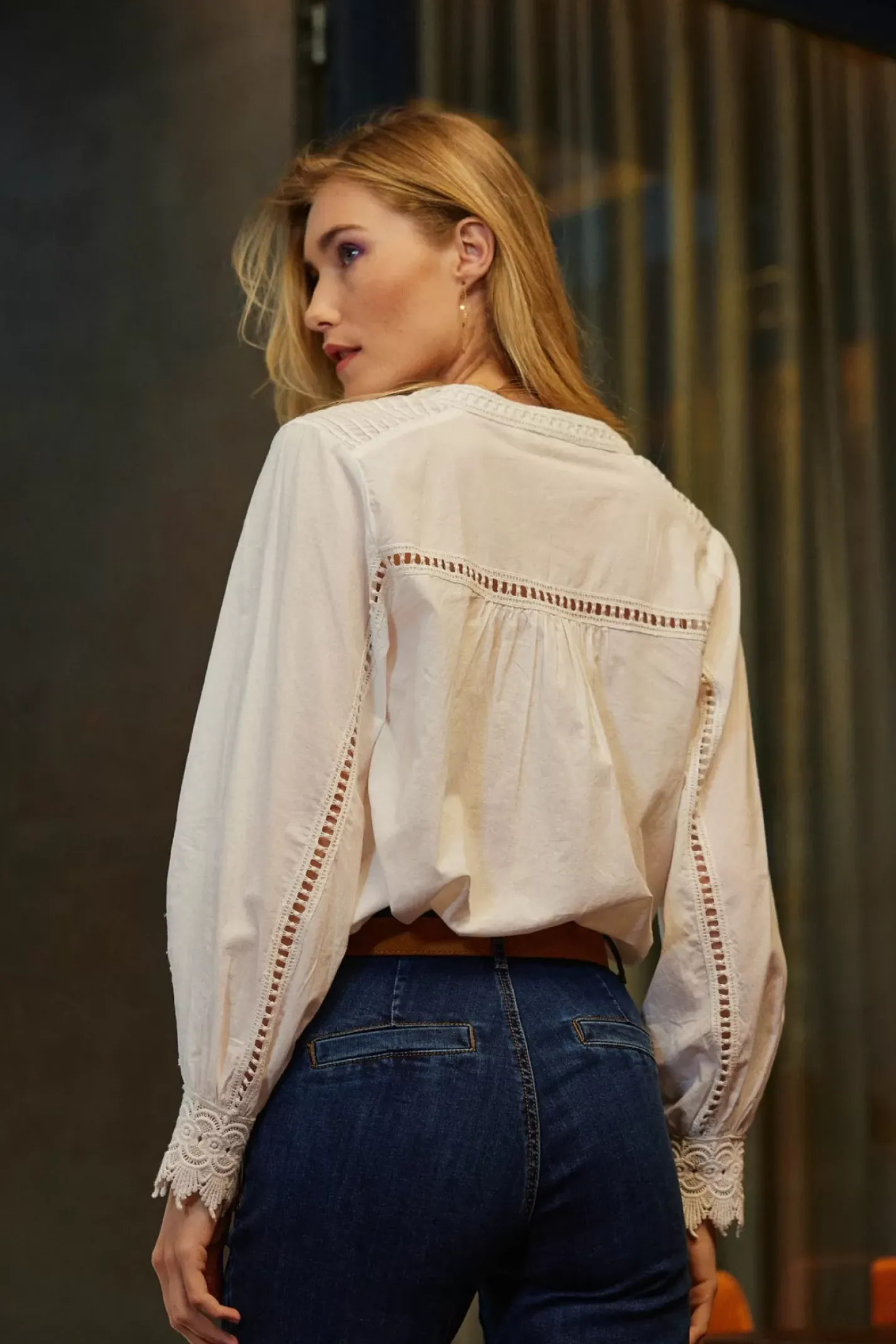 LA PETITE ÉTOILE Blouses & Chemisiers|Chemisier Loan Blanc