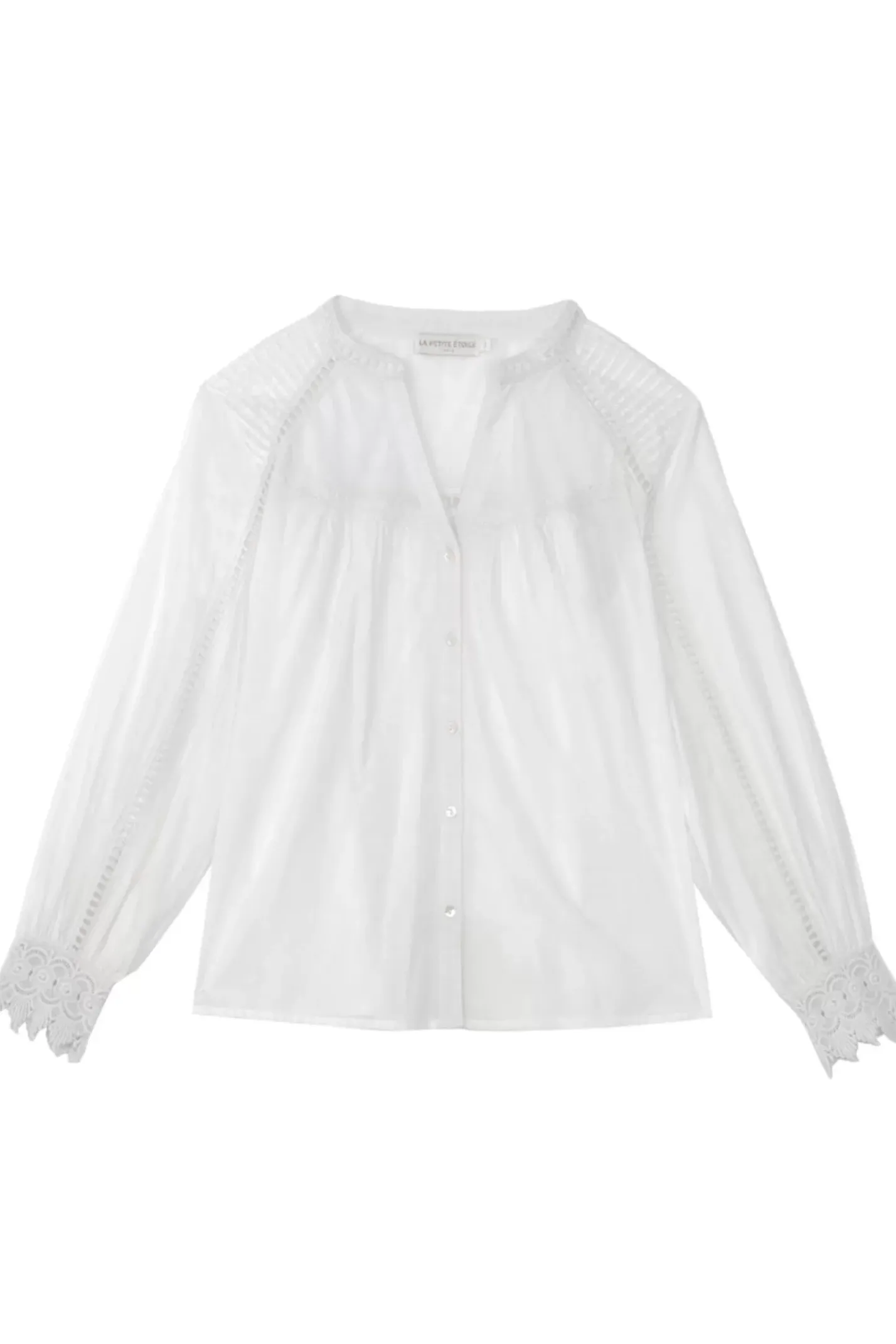 LA PETITE ÉTOILE Blouses & Chemisiers|Chemisier Loan Blanc