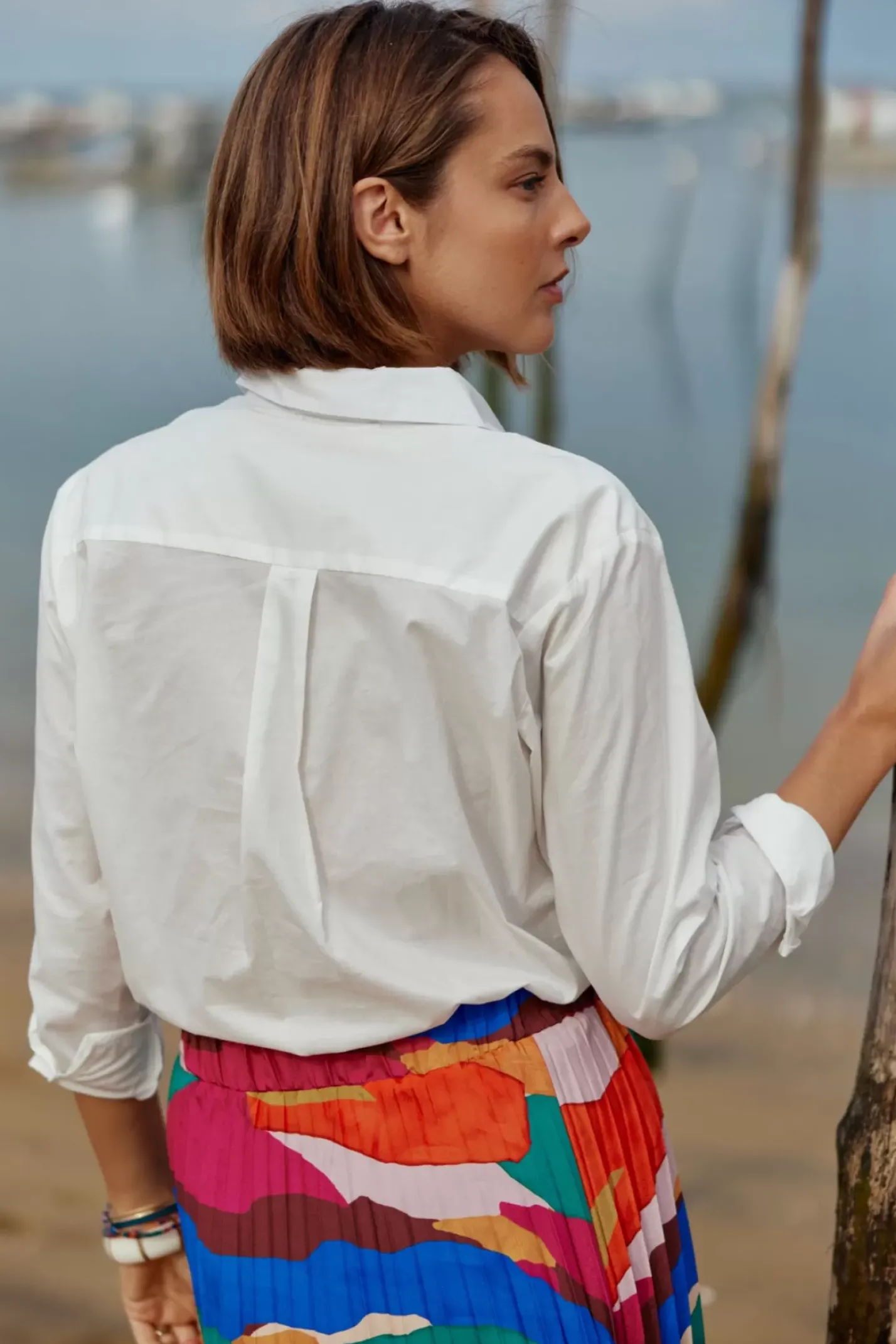 LA PETITE ÉTOILE Blouses & Chemisiers|Chemisier Scarlett Blanc