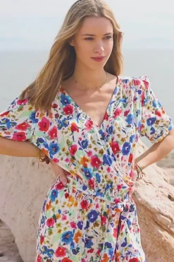 LA PETITE ÉTOILE Robes & Combinaisons|Combi-Pantalon Orchide Floral