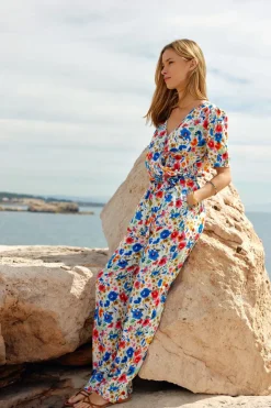 LA PETITE ÉTOILE Robes & Combinaisons|Combi-Pantalon Orchide Floral