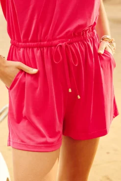 LA PETITE ÉTOILE Robes & Combinaisons|Combi-Short Feraya Rose