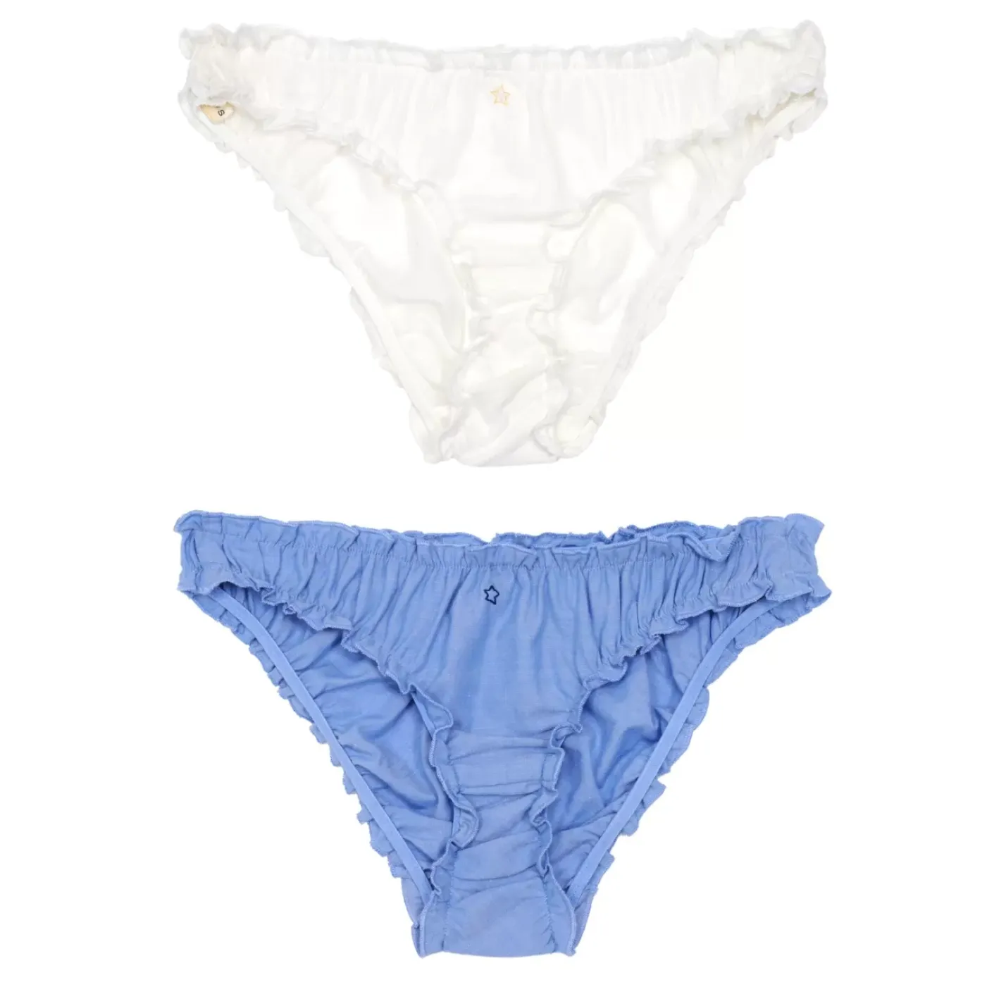 LA PETITE ÉTOILE Les Pyjamas|Culotte Set Enea Ecru/Chambray