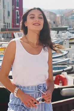 LA PETITE ÉTOILE Tops|Debardeur Matilda Blanc