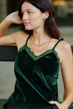 LA PETITE ÉTOILE Tops|Debardeur Shani Vert
