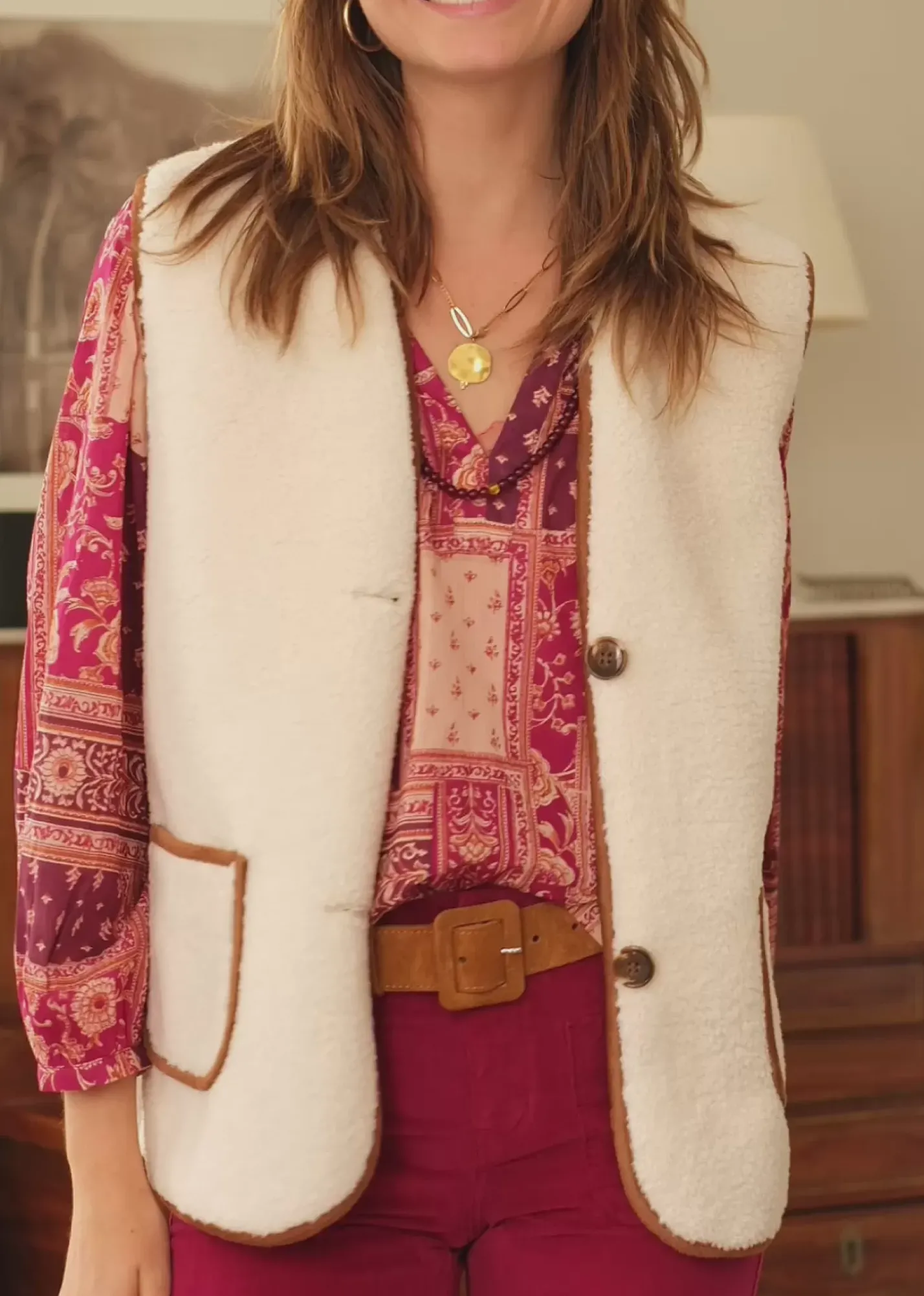 LA PETITE ÉTOILE Manteaux & Vestes|Gilet Livena Ecru
