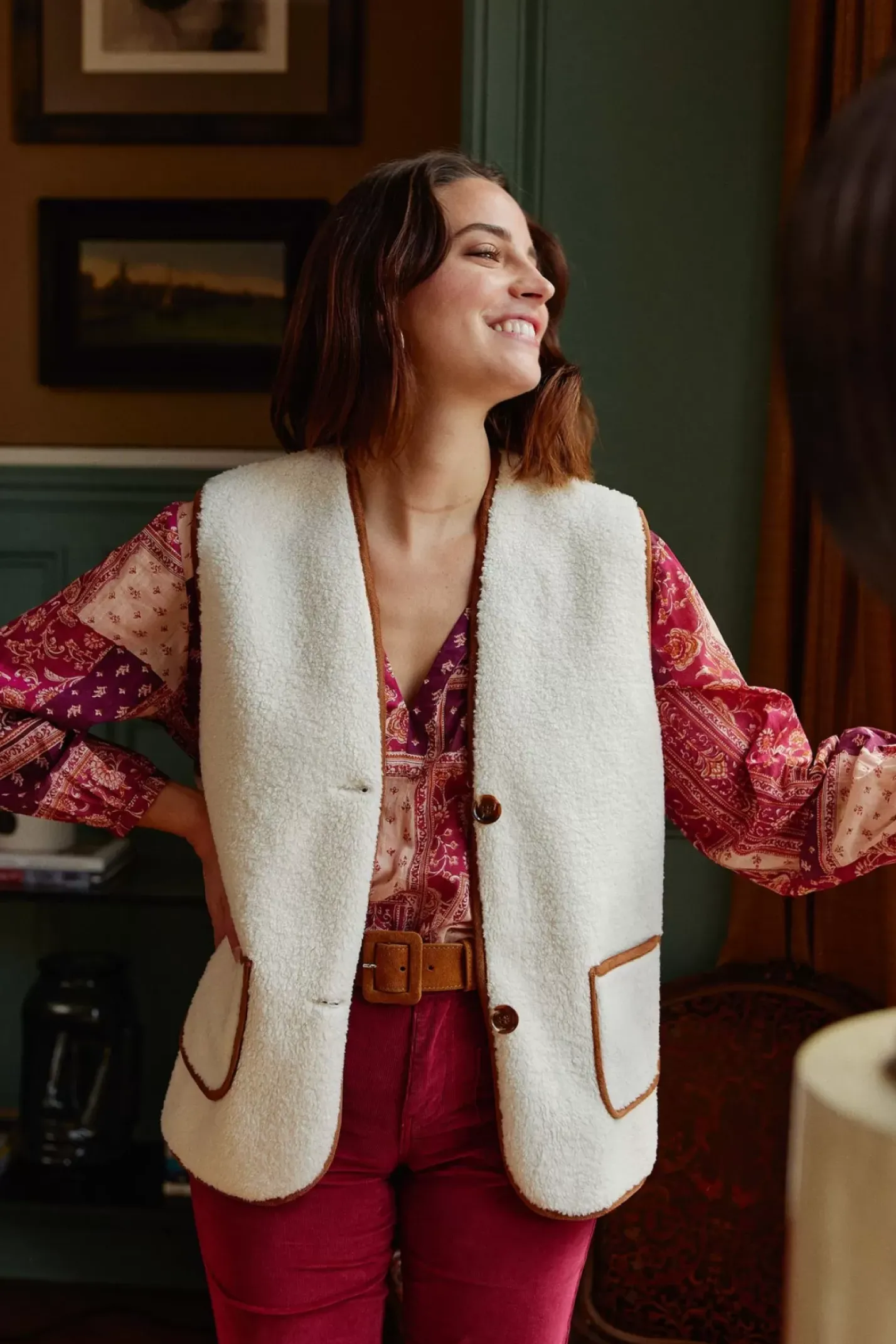LA PETITE ÉTOILE Manteaux & Vestes|Gilet Livena Ecru