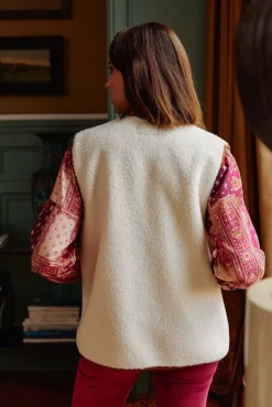 LA PETITE ÉTOILE Manteaux & Vestes|Gilet Livena Ecru