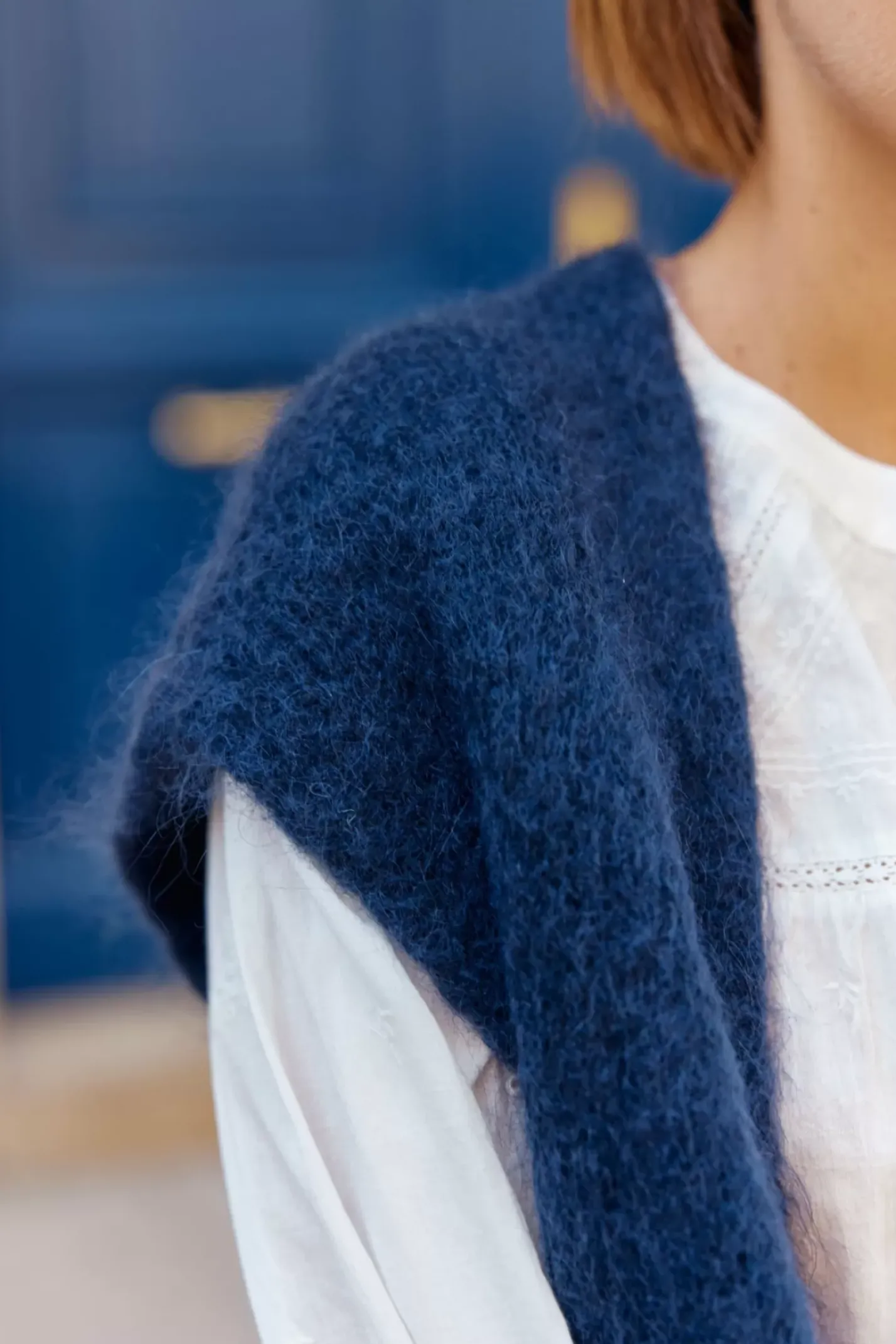 LA PETITE ÉTOILE Mailles|Gilet Sade Marine
