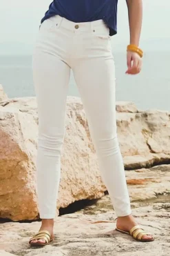 LA PETITE ÉTOILE Pantalons & Jeans|Jean Maude Bl Blanc