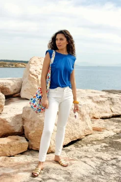 LA PETITE ÉTOILE Pantalons & Jeans|Jean Maude Bl Blanc