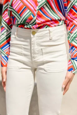 LA PETITE ÉTOILE Pantalons & Jeans|Jean Sonny E Ecru