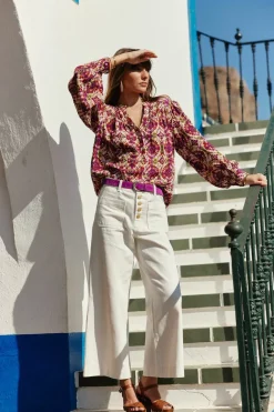 LA PETITE ÉTOILE Pantalons & Jeans|Jeans Atlanta T Blanc