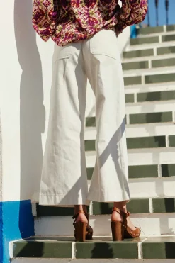 LA PETITE ÉTOILE Pantalons & Jeans|Jeans Atlanta T Blanc