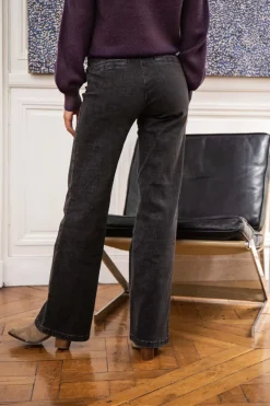 LA PETITE ÉTOILE Pantalons & Jeans|Jeans Paula G Gris