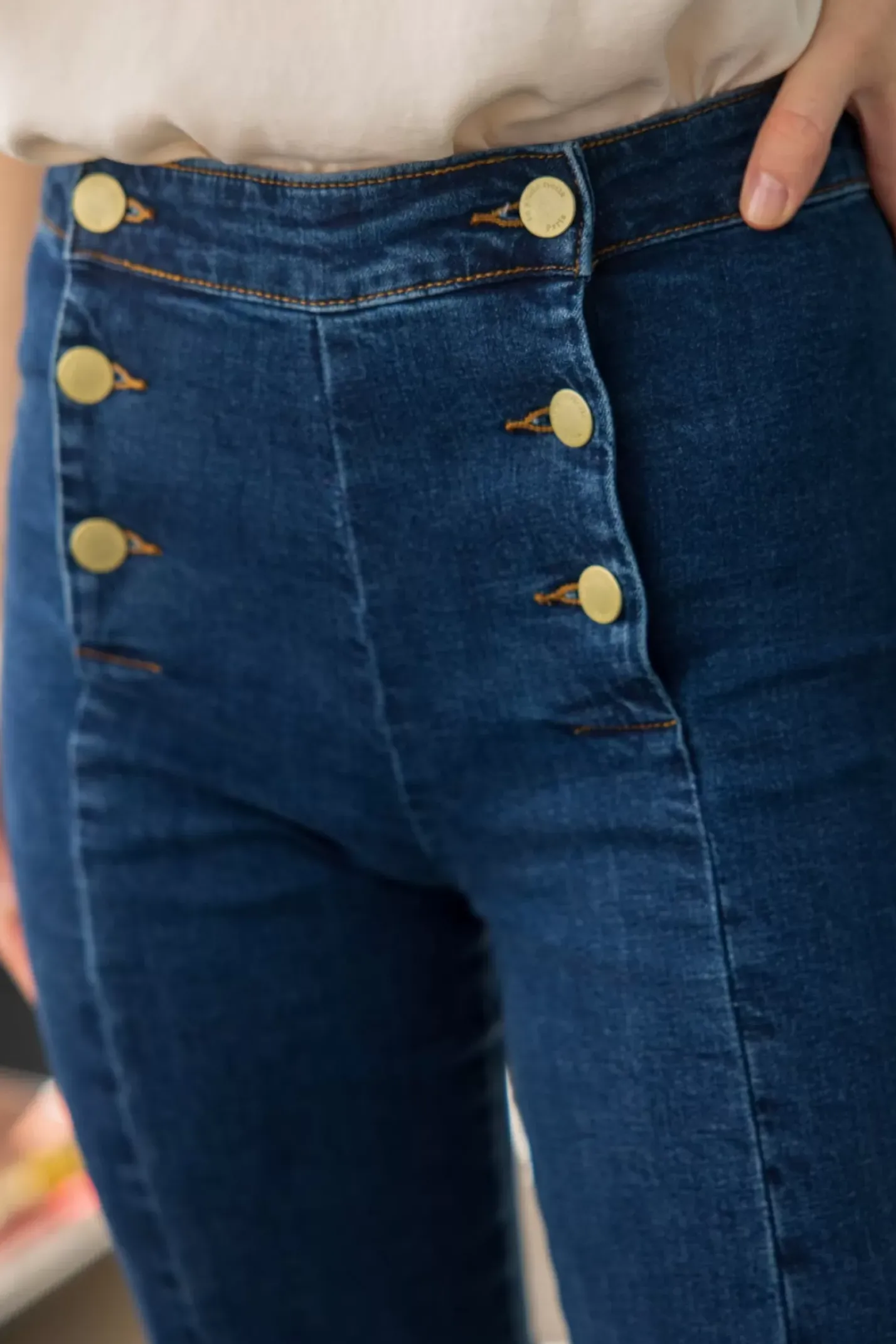 LA PETITE ÉTOILE Pantalons & Jeans|Jeans Paula W Wash