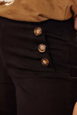 LA PETITE ÉTOILE Pantalons & Jeans|Jeans Paulie Noir
