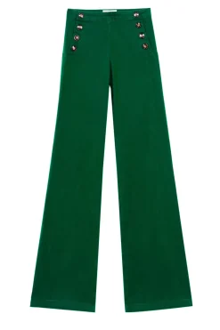 LA PETITE ÉTOILE Pantalons & Jeans|Jeans Paulie Vert