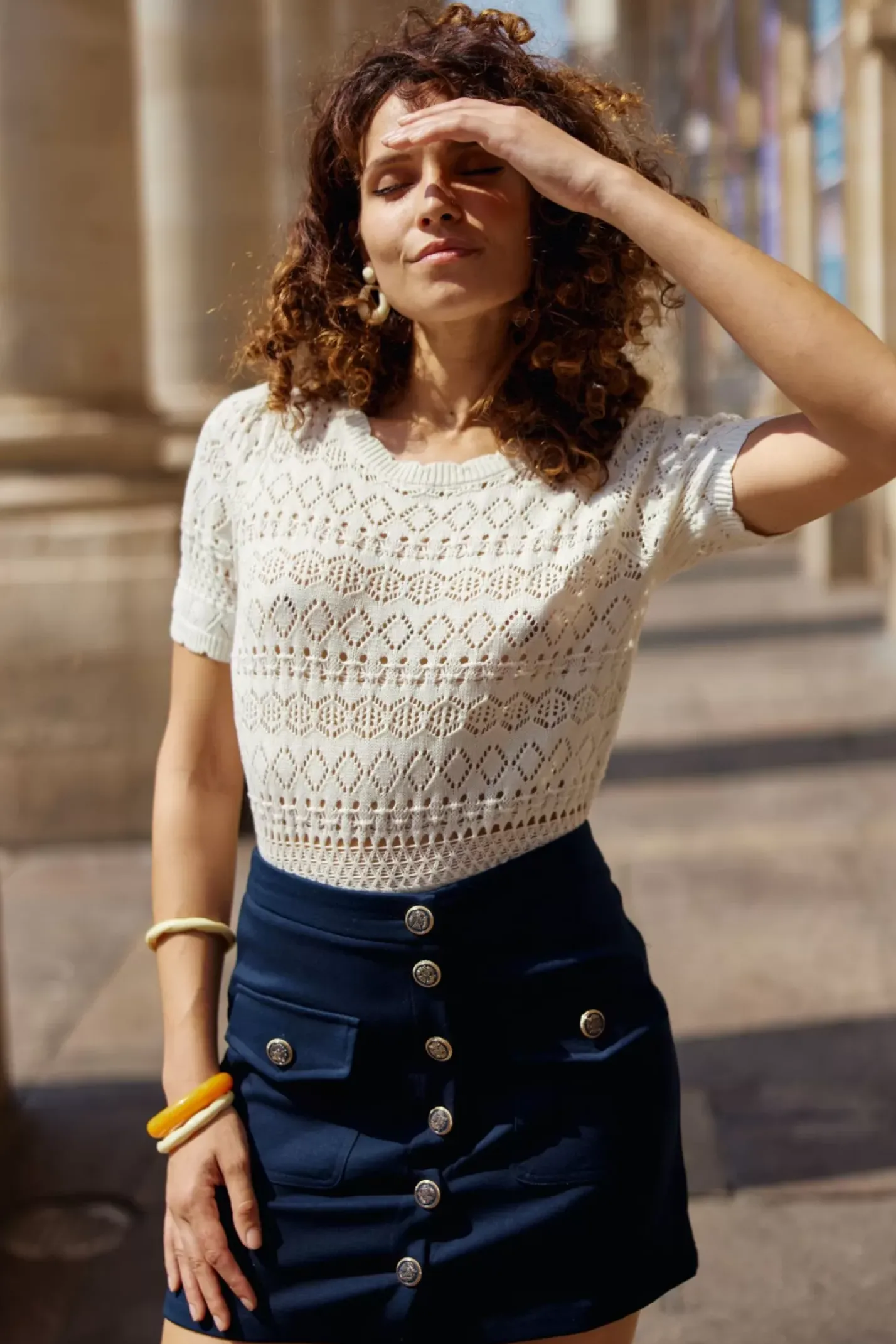 LA PETITE ÉTOILE Jupes & Shorts|Jupe Quinlan Marine