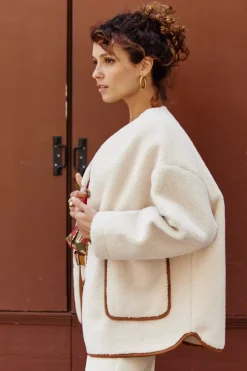 LA PETITE ÉTOILE Manteaux & Vestes|Manteau Liven Ecru