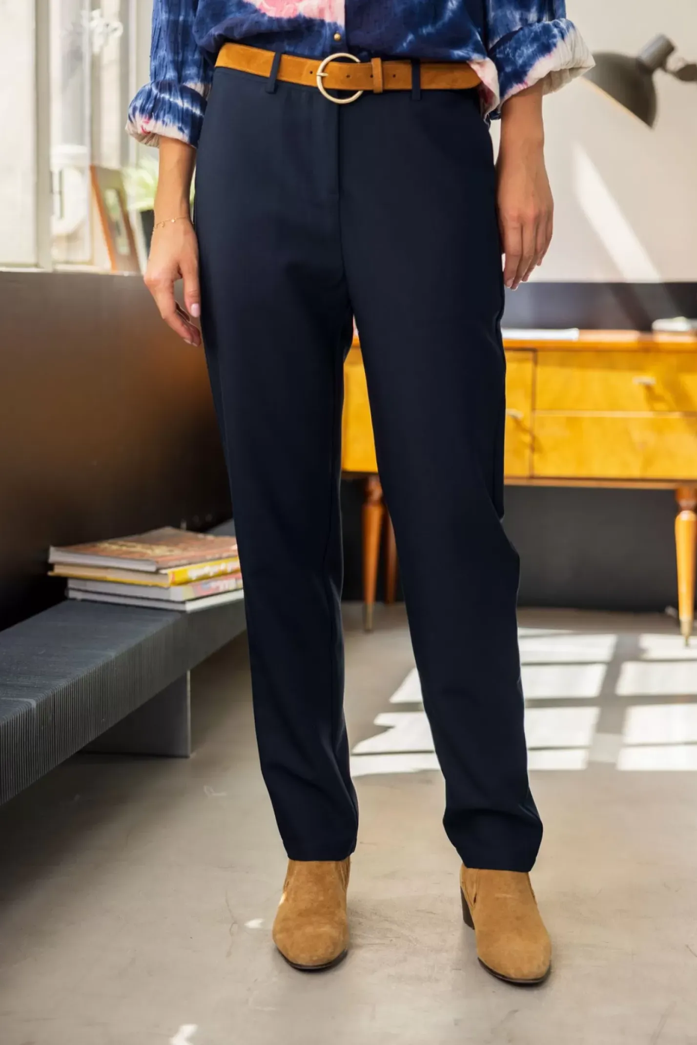 LA PETITE ÉTOILE Pantalons & Jeans|Pantalon Aris Marine
