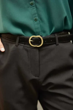 LA PETITE ÉTOILE Pantalons & Jeans|Pantalon Aris Noir